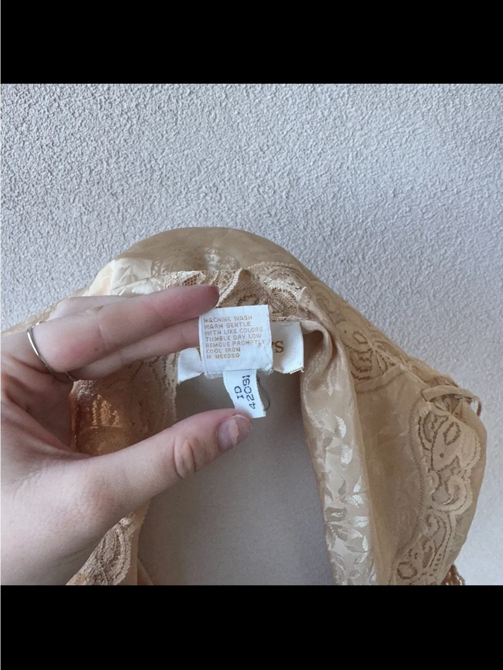 Vintage Gold Label Victoria’s Secret Lingerie Slip